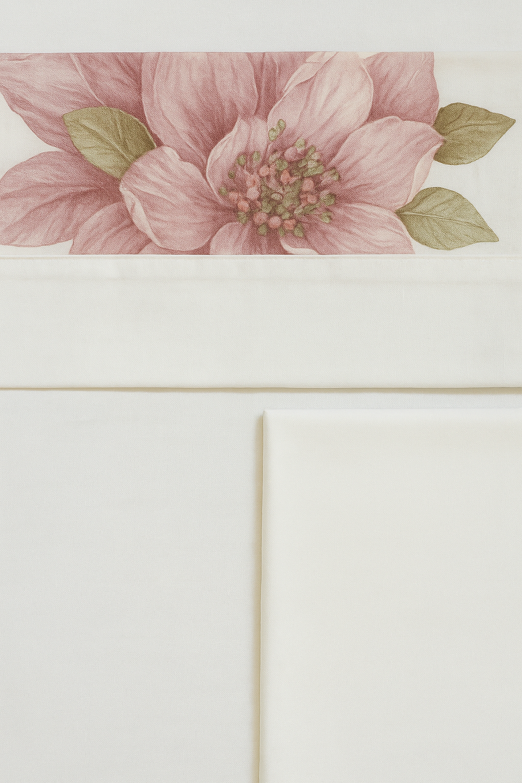 Lenzuola winter peonia SARTORIA DEI PICCOLI