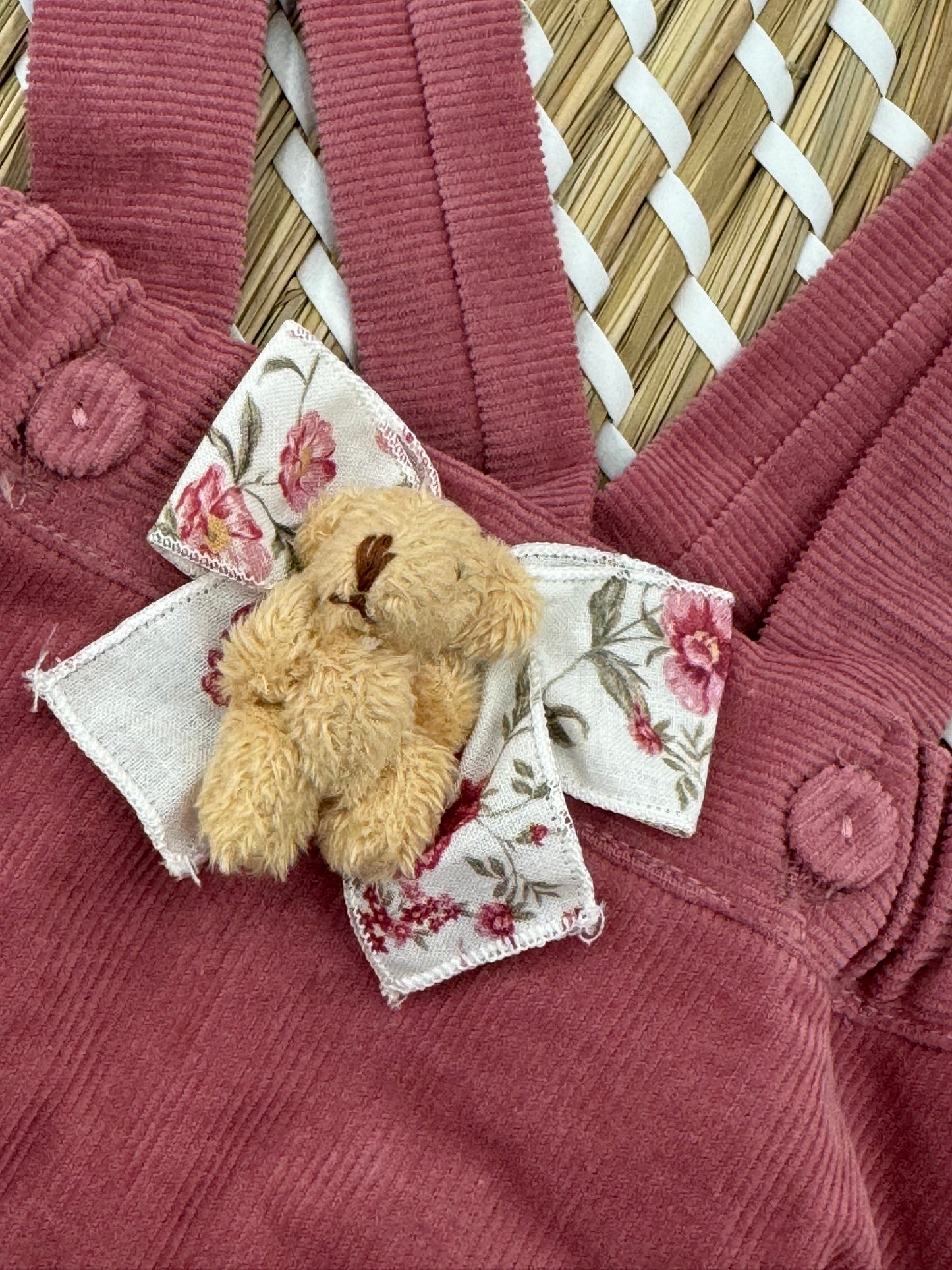 Completo salopette più camicia teddy