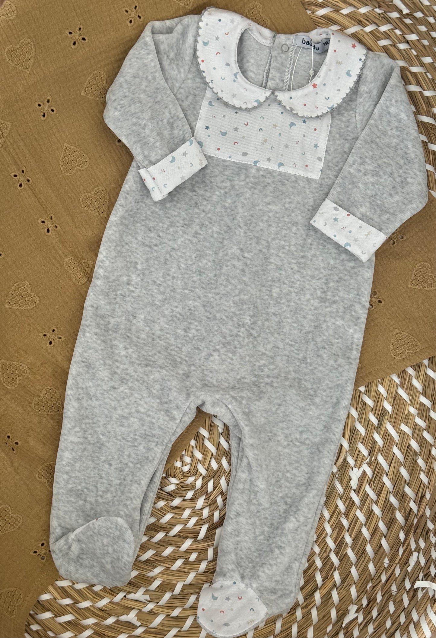Tutina Stars Tortora/Grigio