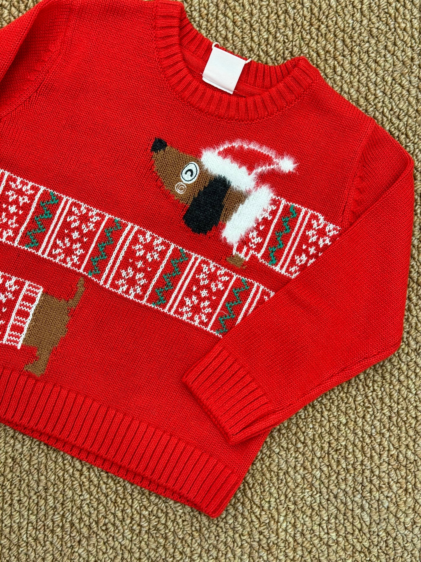 Maglione bassotto christmas