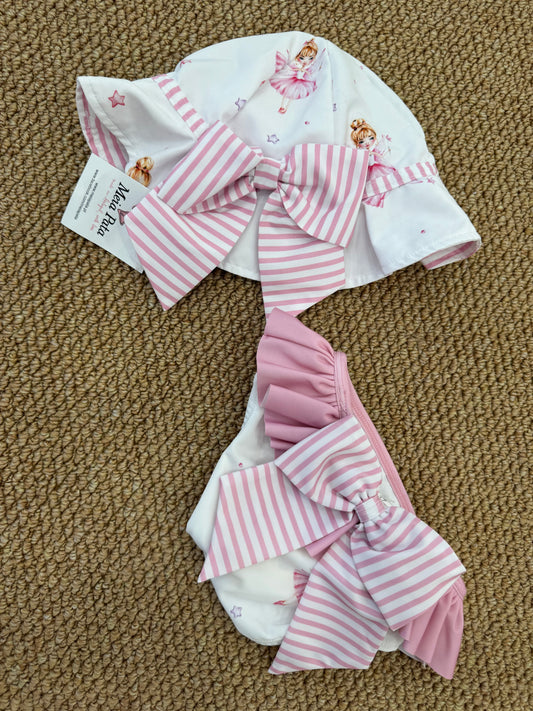 Cappellino più costume ballerina