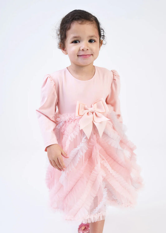 Callula Baby Dress Blush Pink Angel face