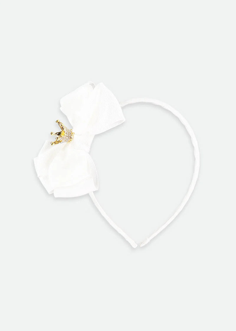 Cerchietto Corona Bucaneve White