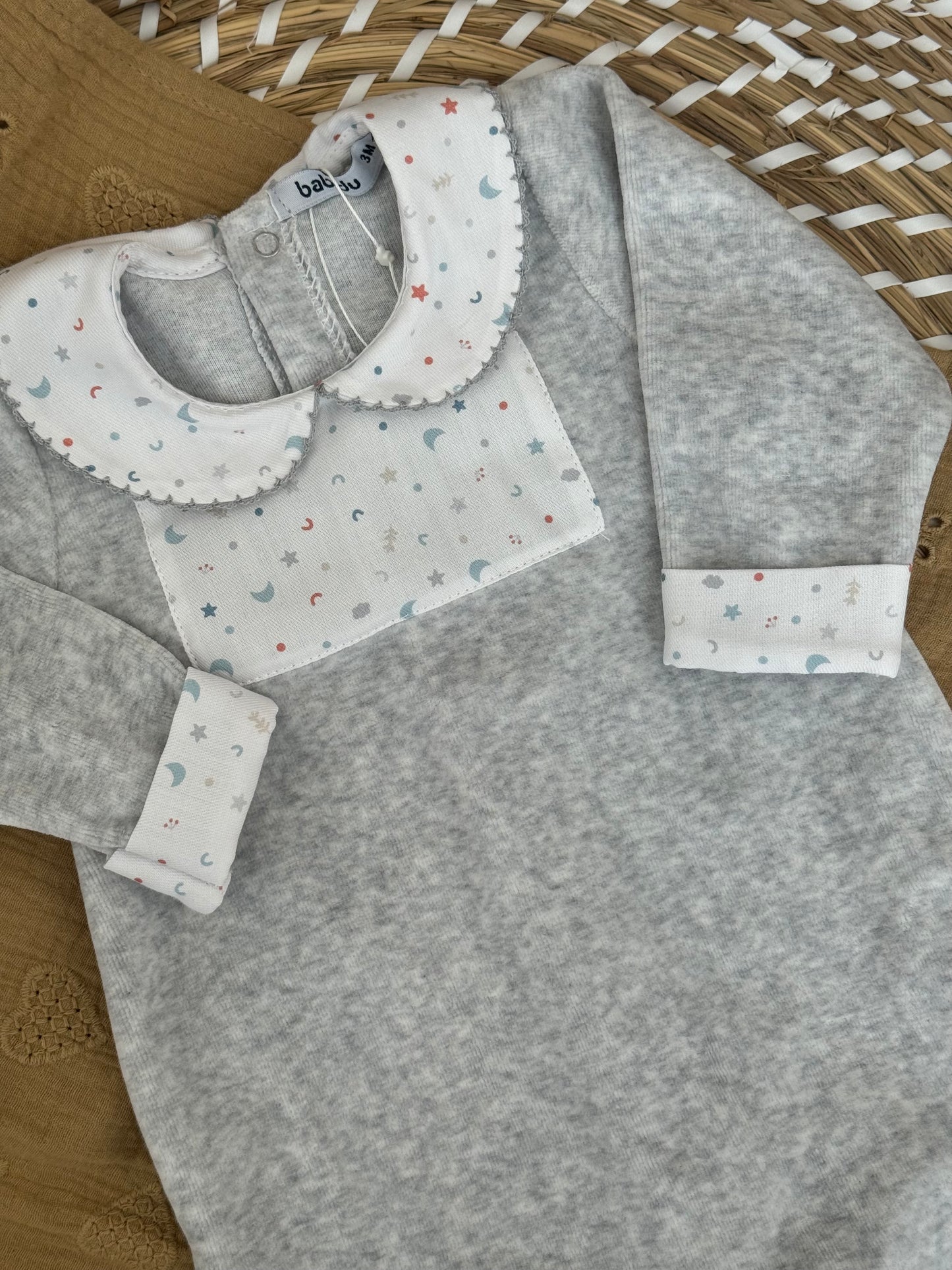Tutina Stars Tortora/Grigio
