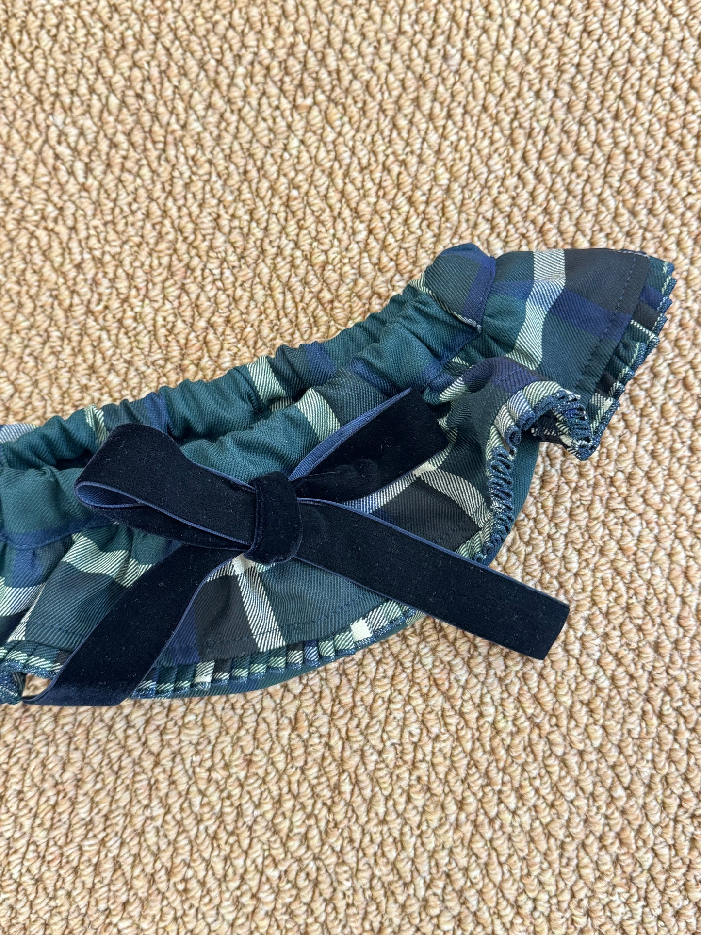 Culottina tartan verde/blu