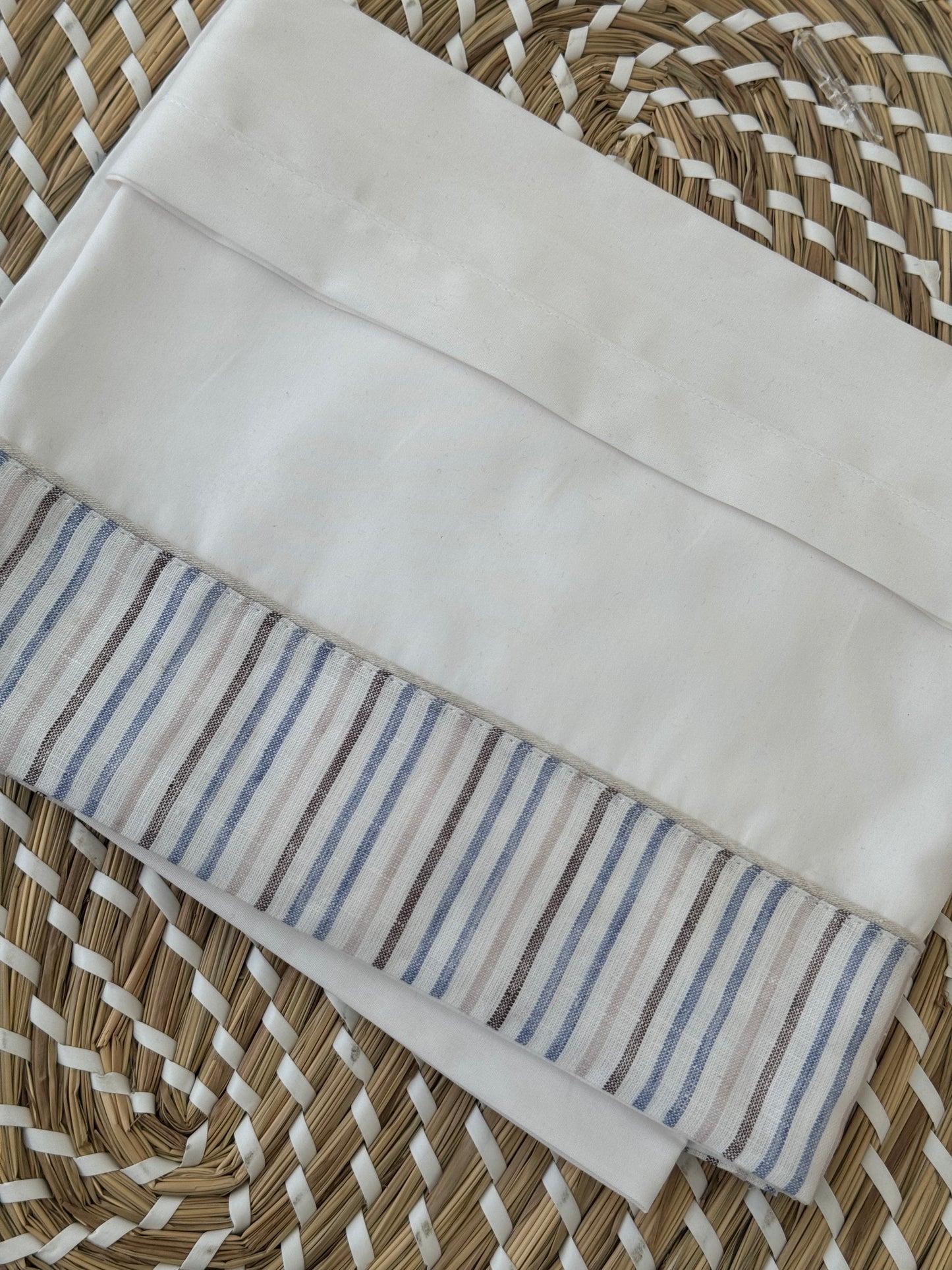 Lenzuola cotone mille righe