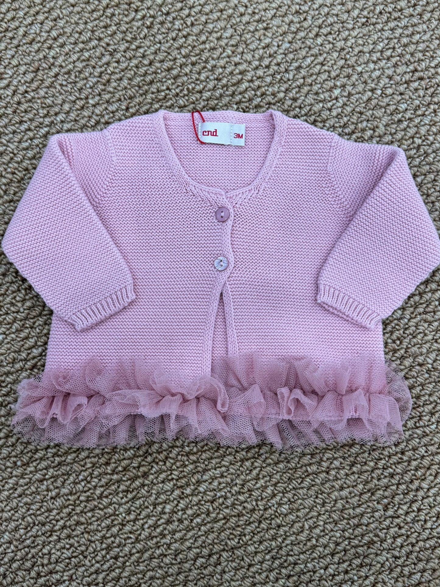 Cardigan con tulle condor