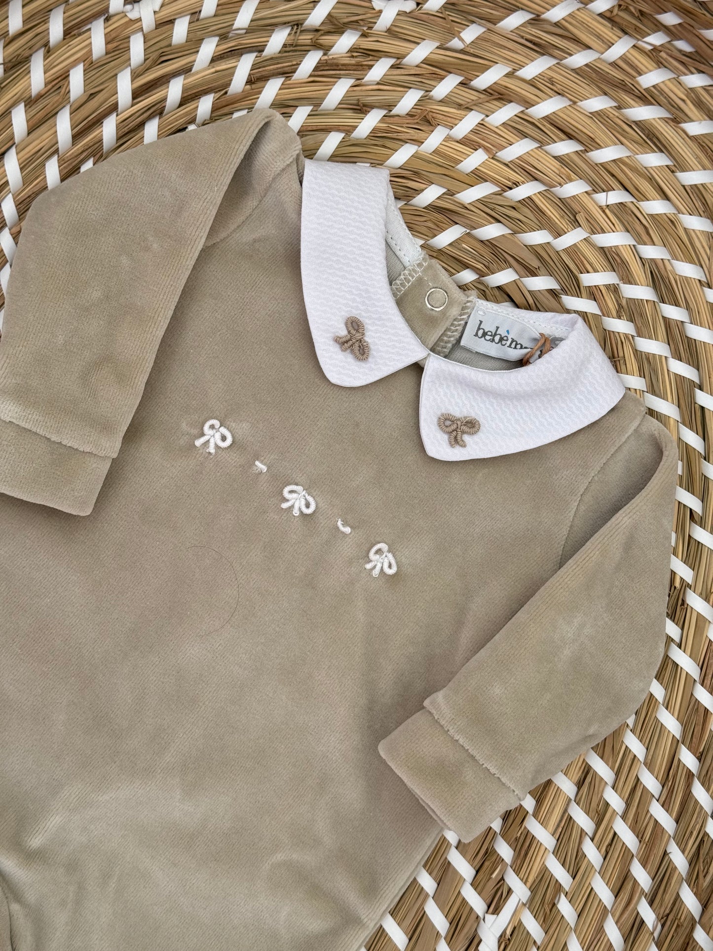 Tutina Tortora/panna neonato/a