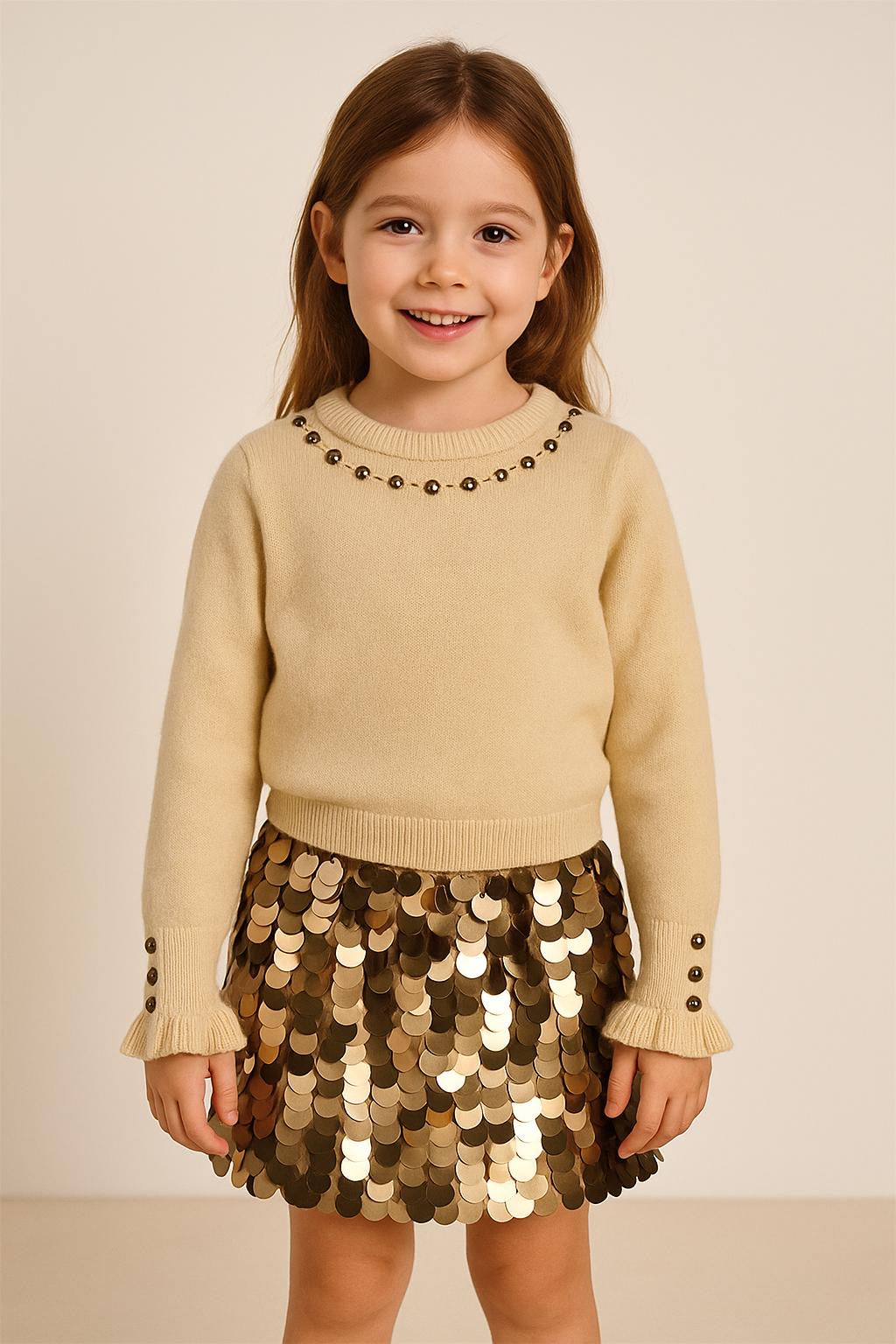 Completo Gold Paillettes