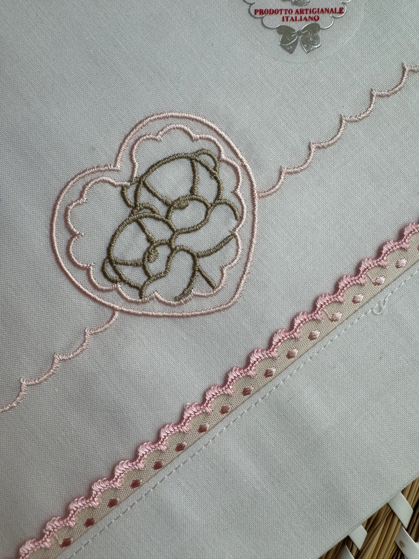 Lenzuola teddy pink