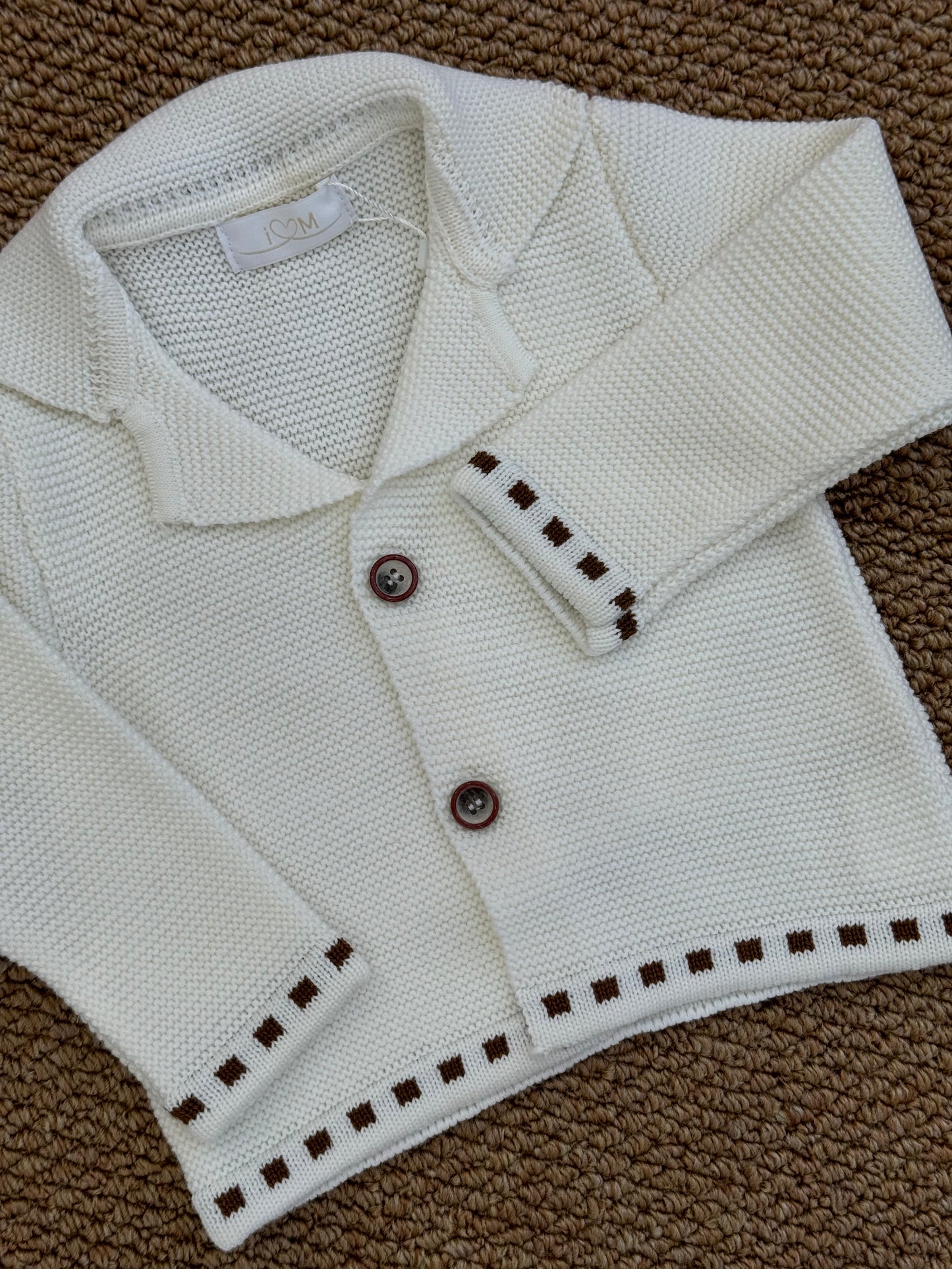 Cardigan quadro
