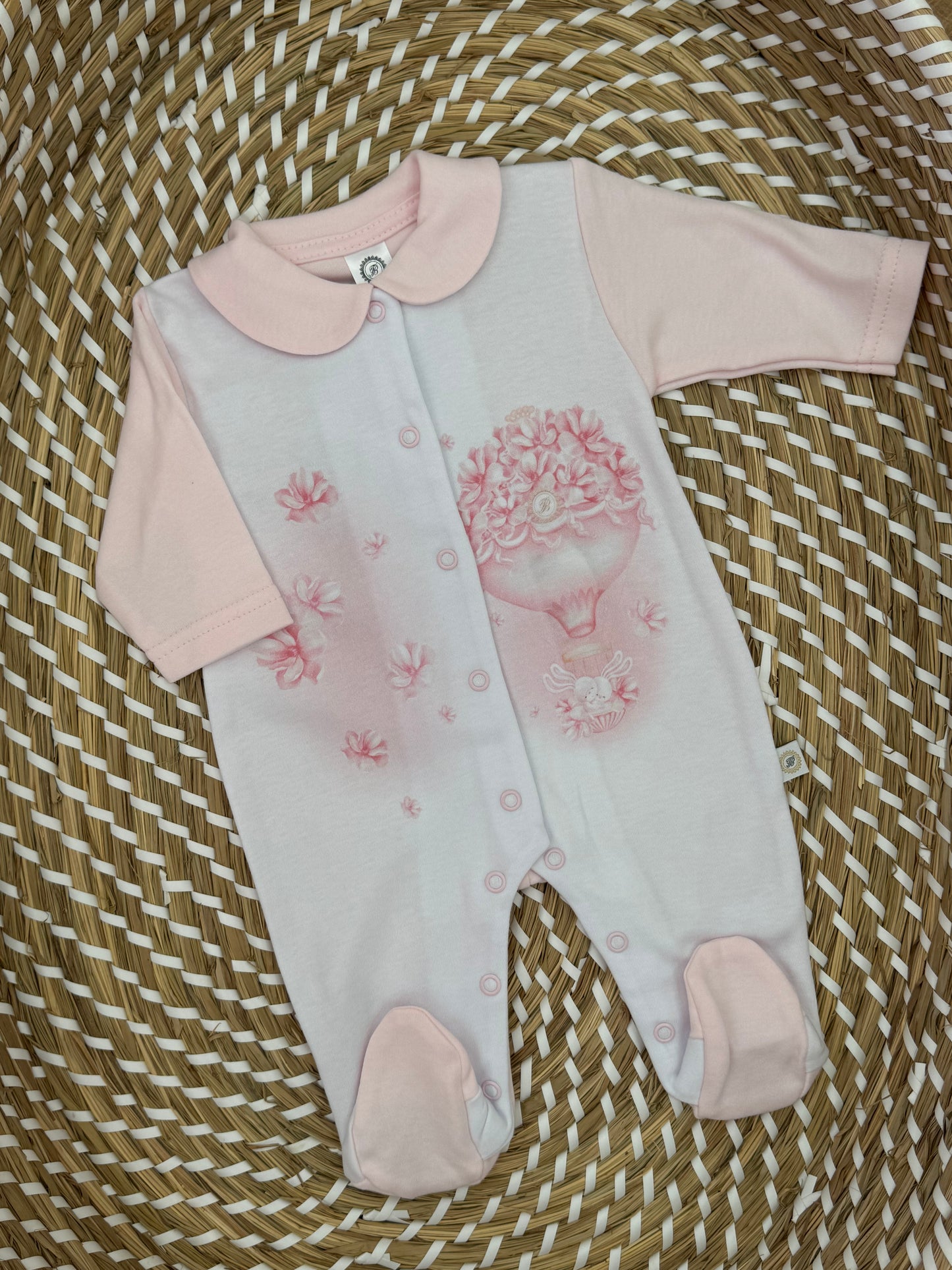 Tutina mongolfiera pink