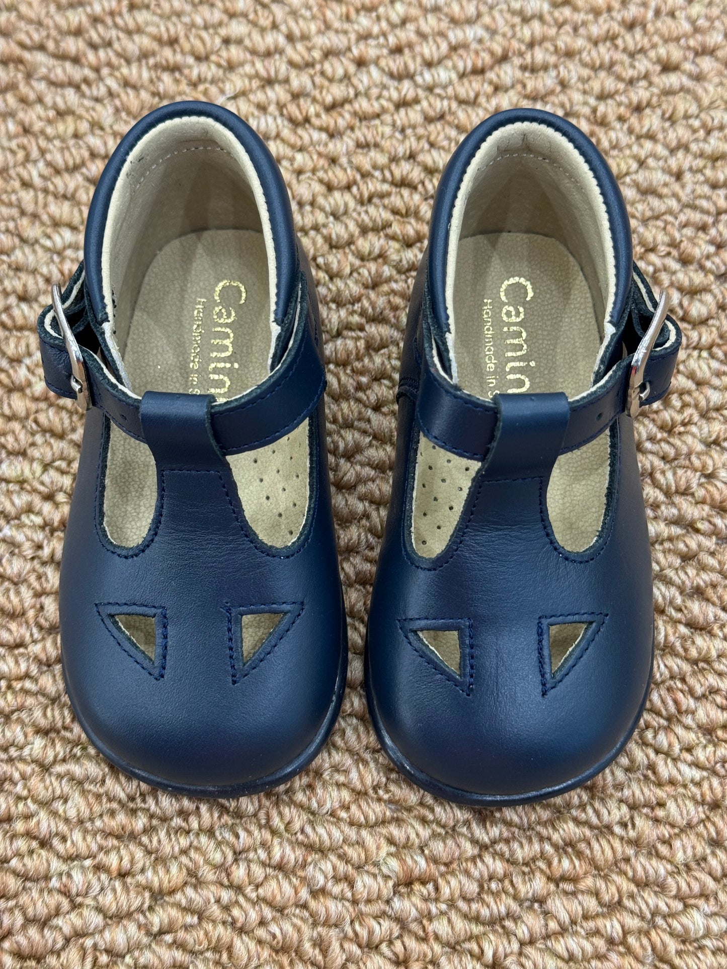 Occhiello Blu In Pelle