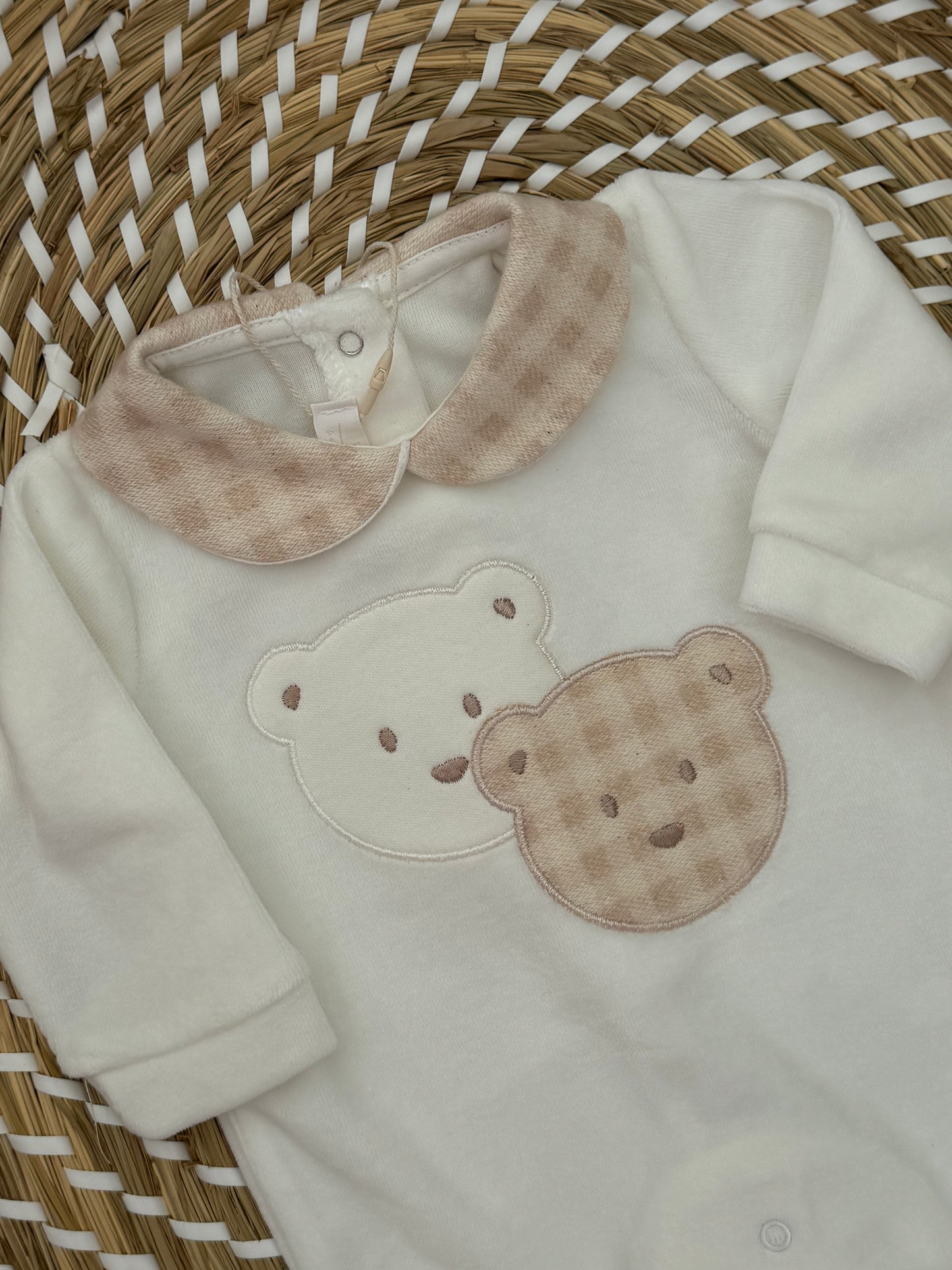 Tutina teddy neonato/a