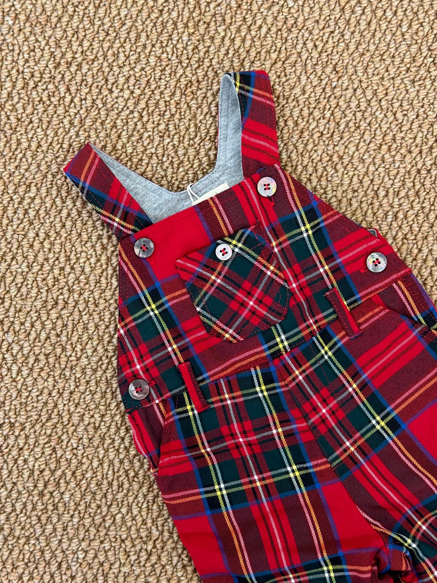 Salopette tartan