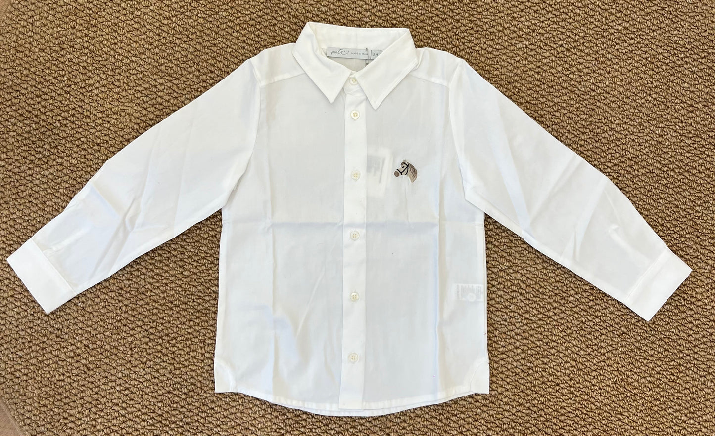 Camicia In Oxford Ricamata PER TE