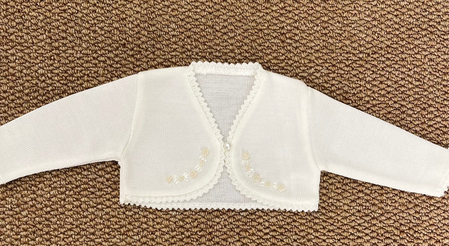 Cardigan Con Perla