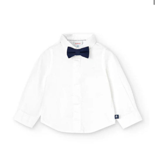 Camicia in cotone con Papillon BOBOLI