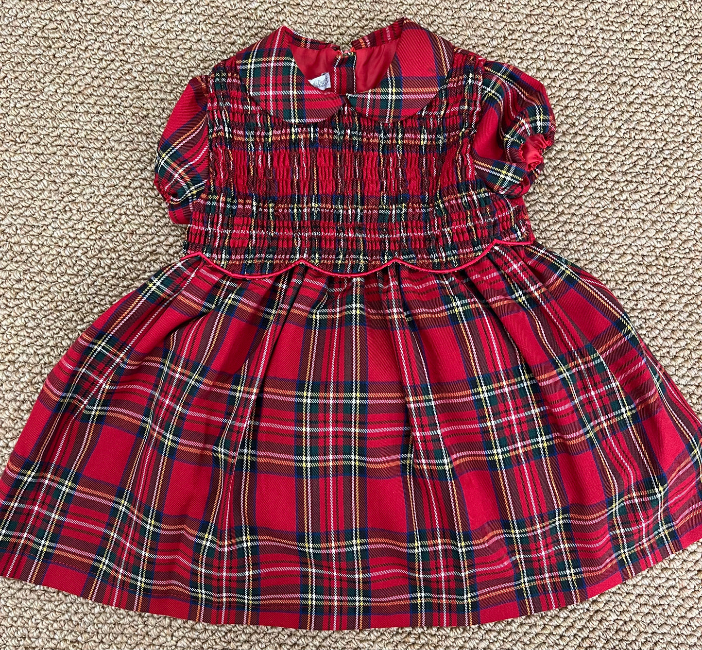 Dress Mezza Manica Scozzese