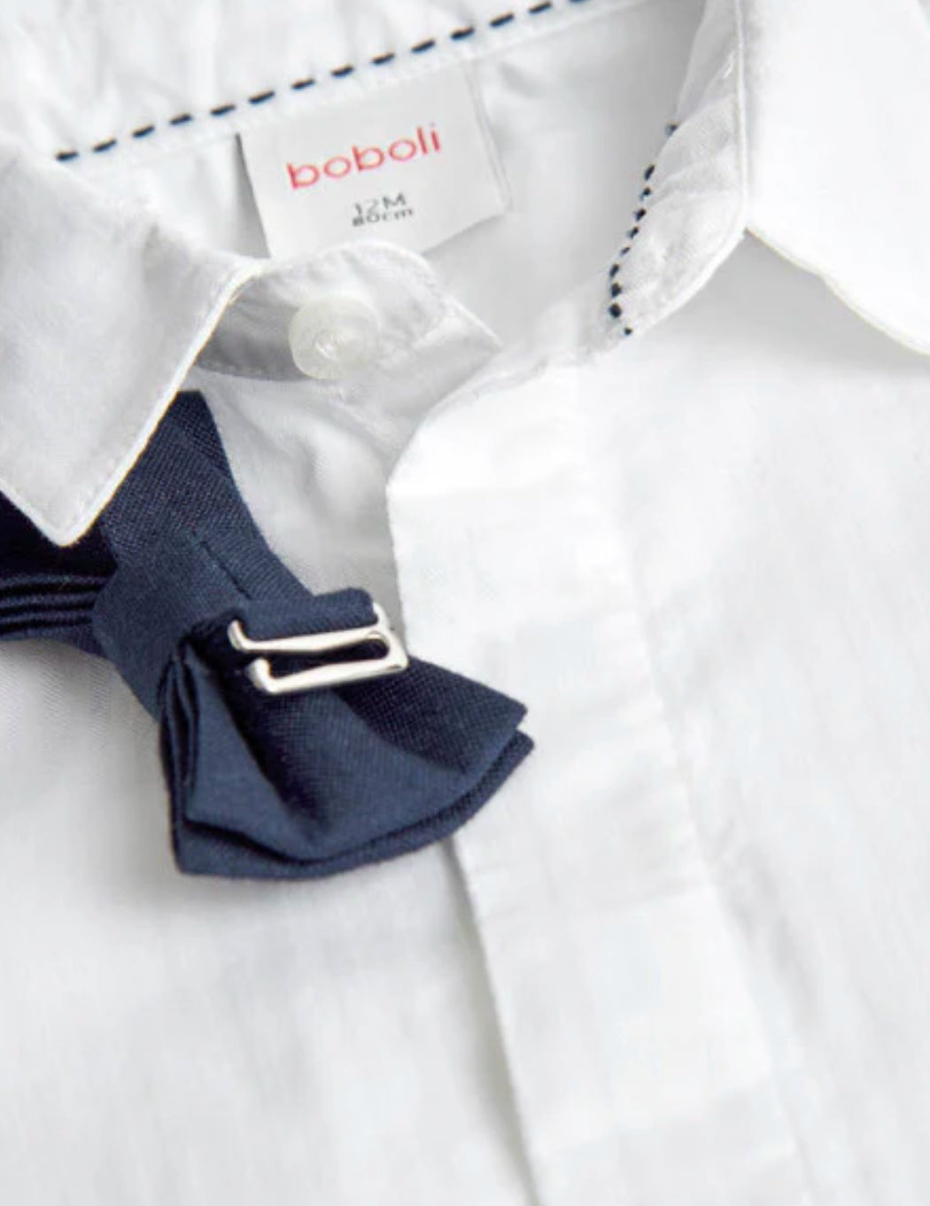 Camicia in cotone con Papillon BOBOLI