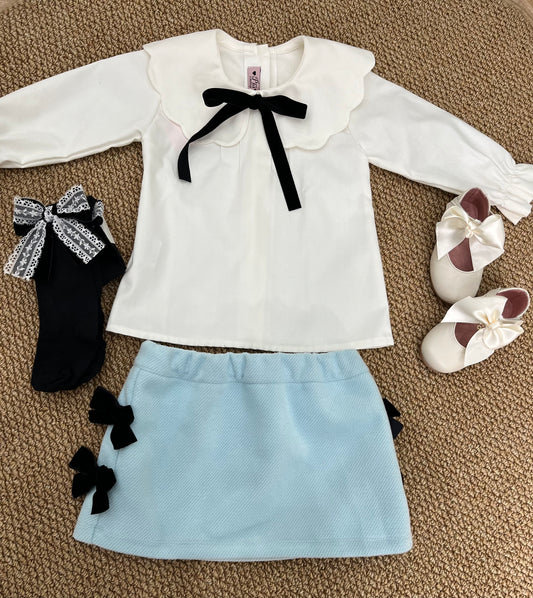 Camicia Black Bow