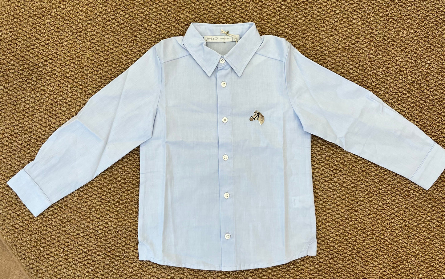 Camicia In Oxford Ricamata PER TE