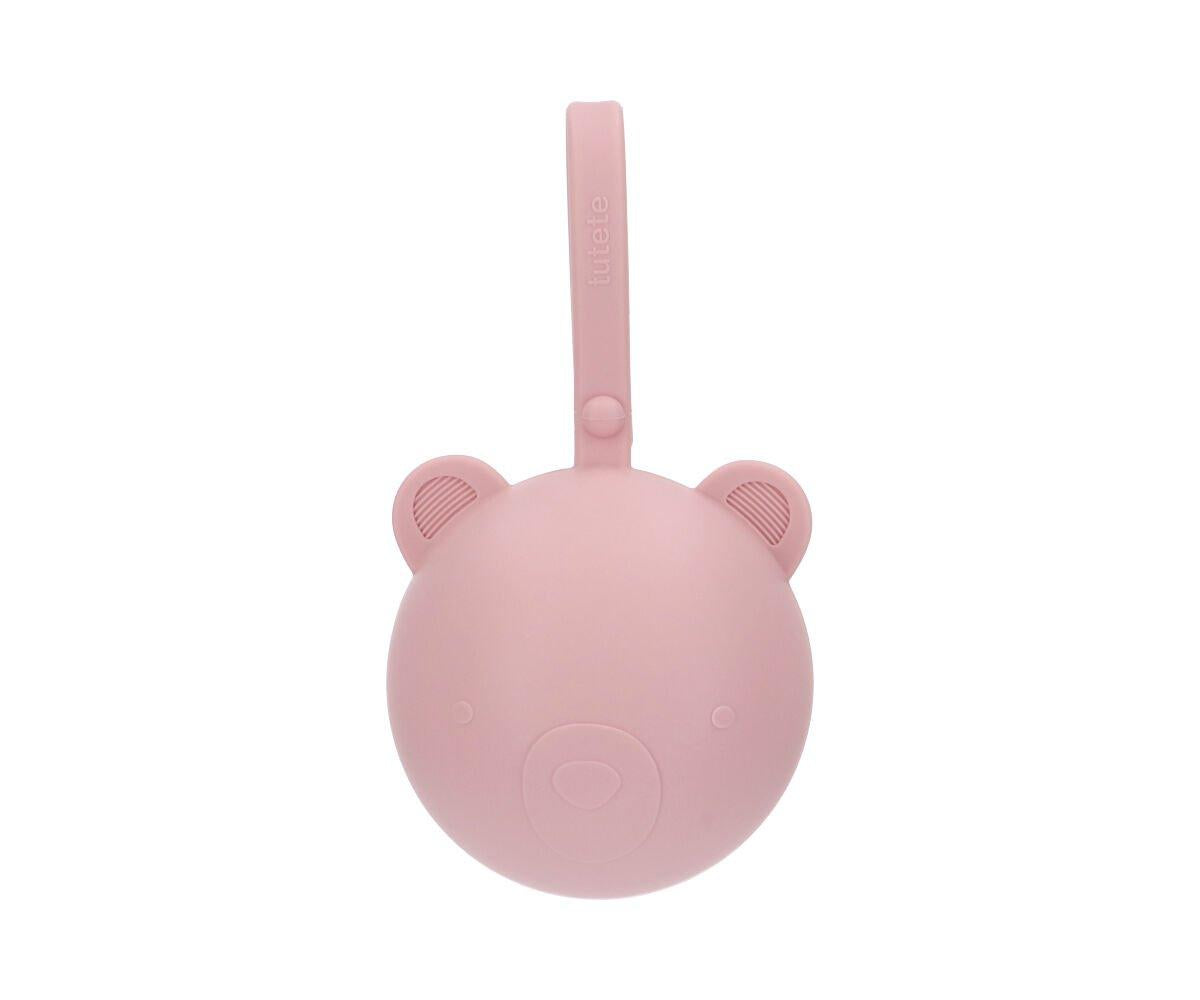 Porta ciuccio in silicone orsetto