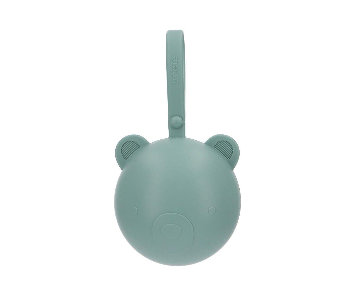Porta ciuccio in silicone orsetto