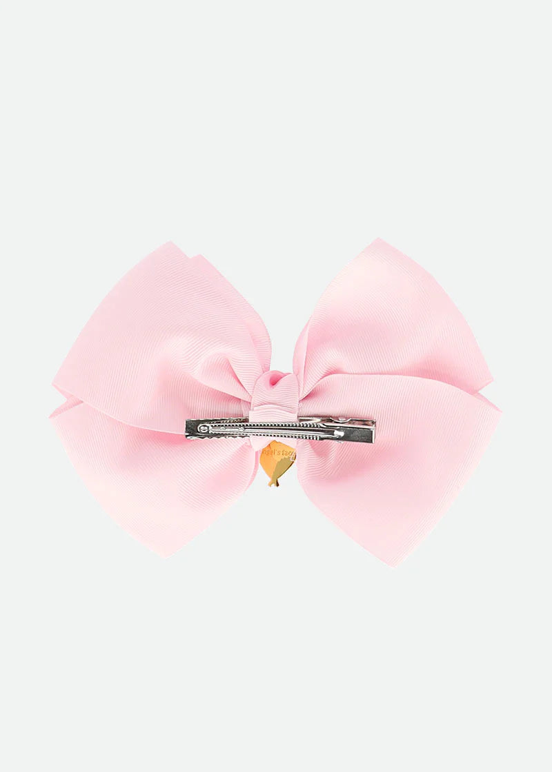 Fermaglio con fiocco e corona Fairy Pink