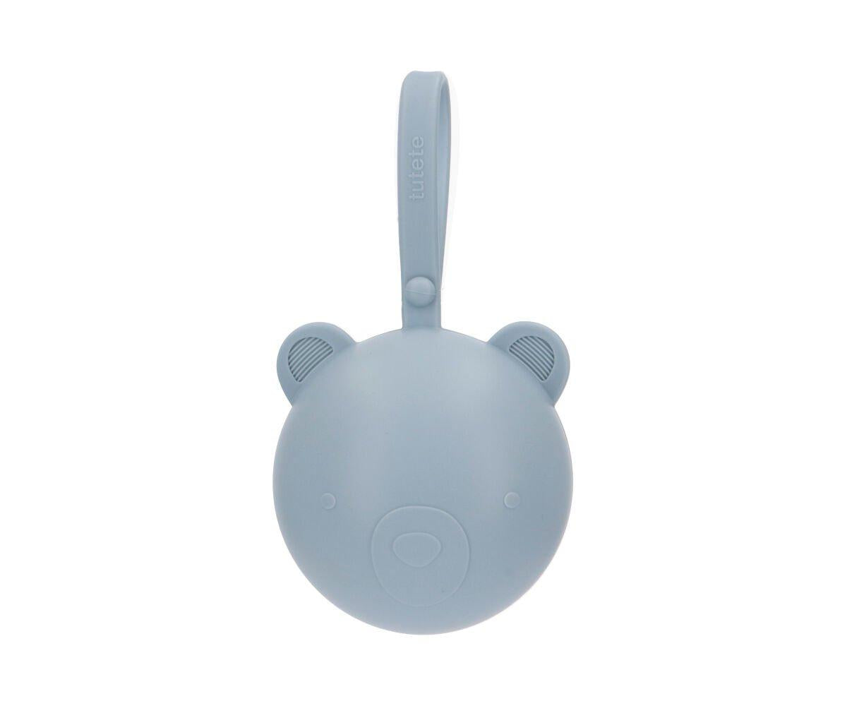 Porta ciuccio in silicone orsetto