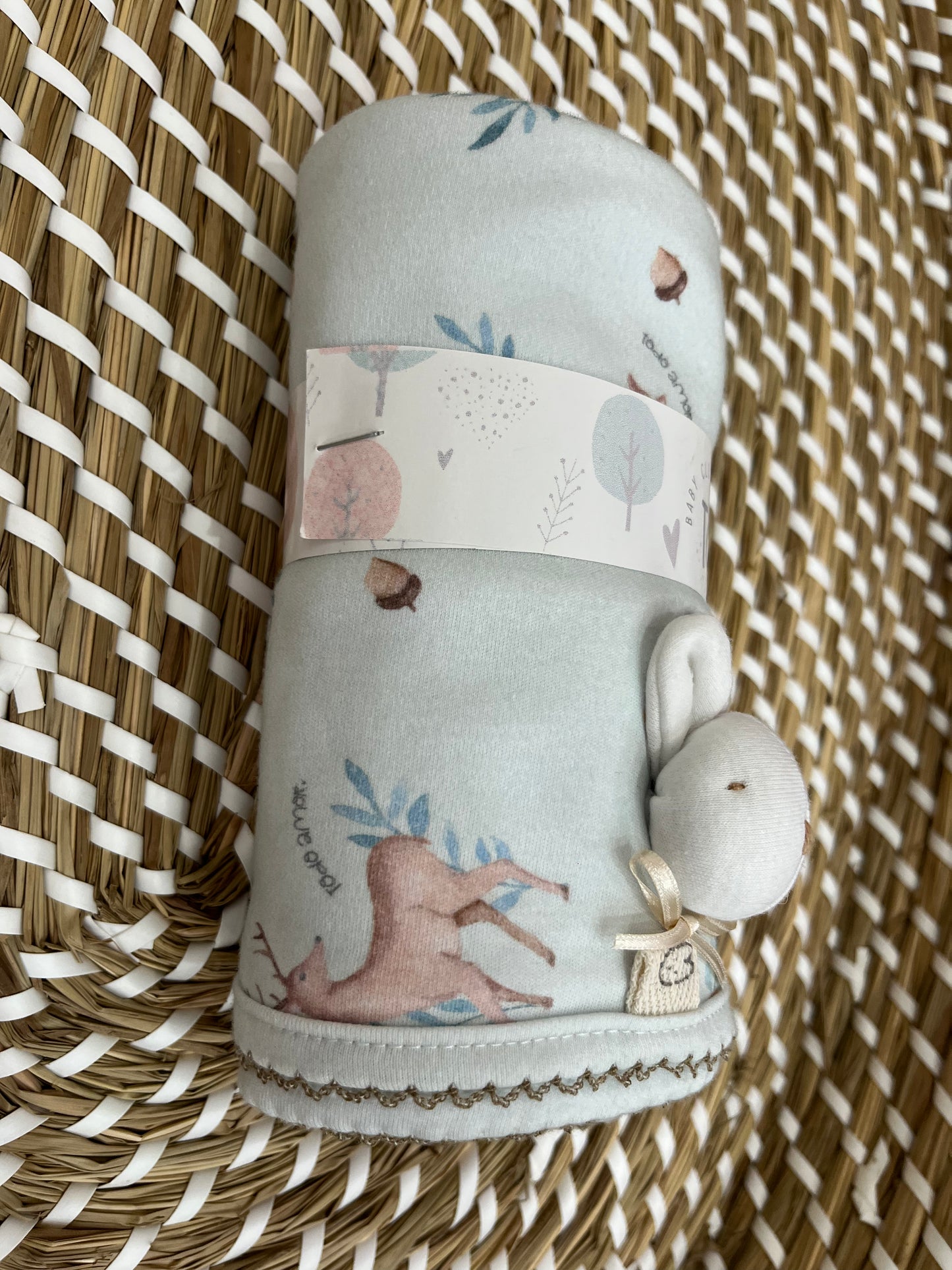 Coperta 100% cotone fantasia