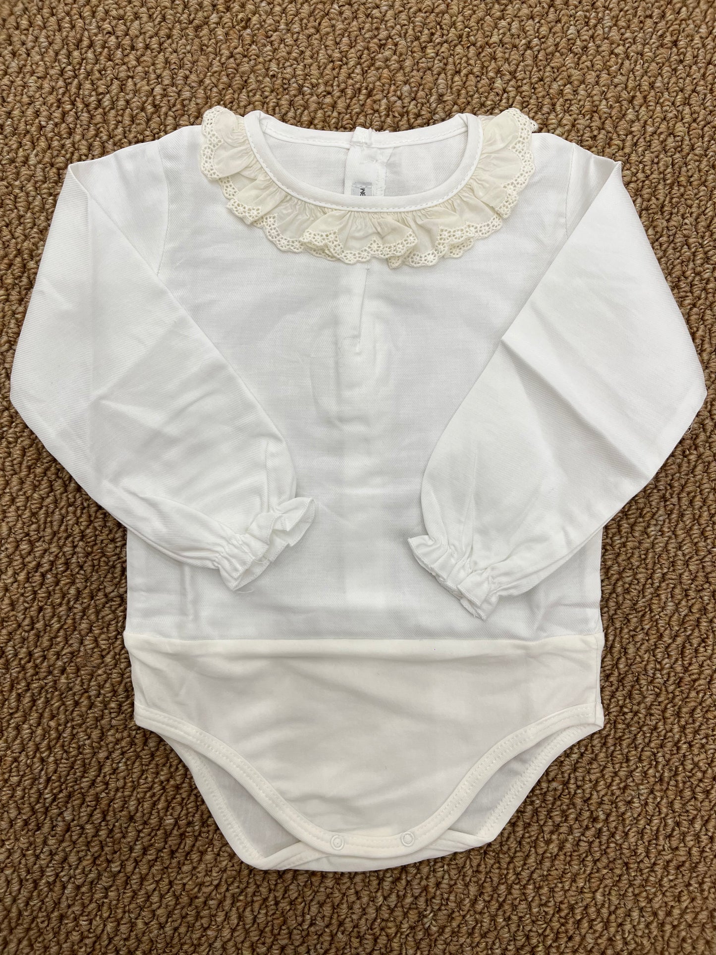 Body Camicia Colletto Pizzo