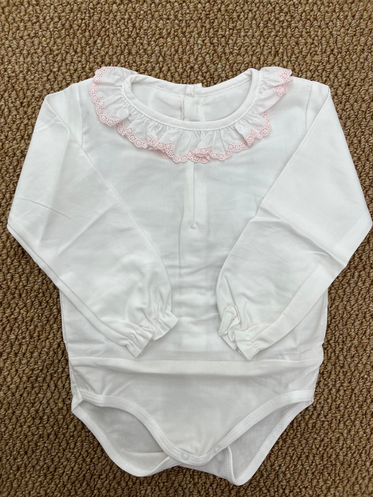 Body Camicia Colletto Pizzo
