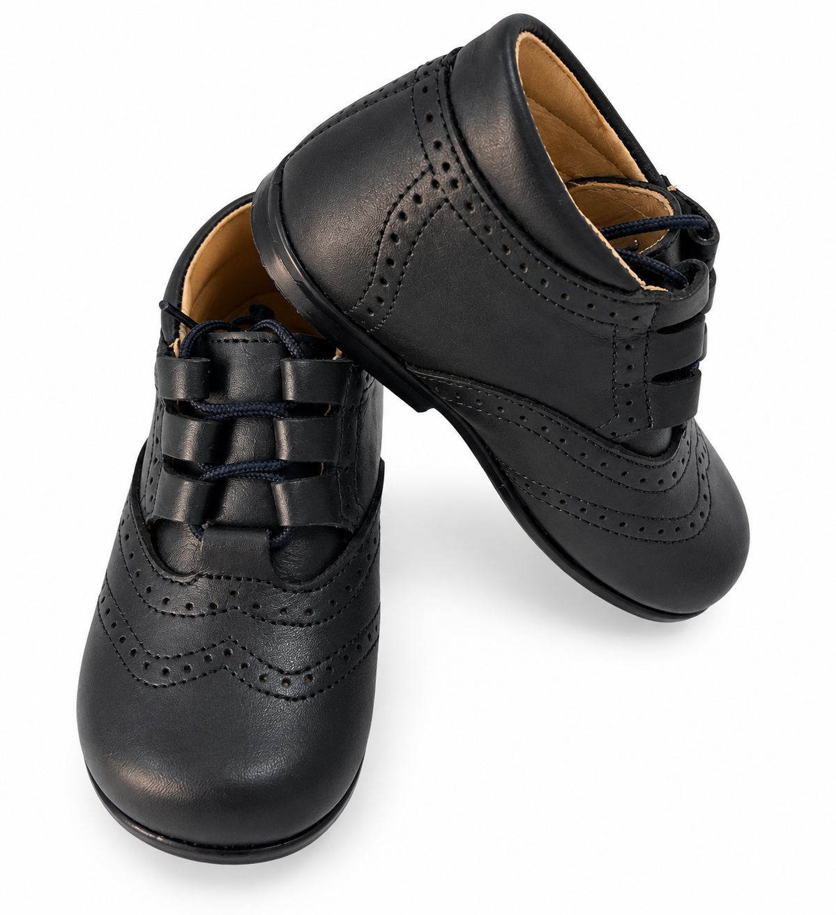 Scarpe inglesine blu Royal 627