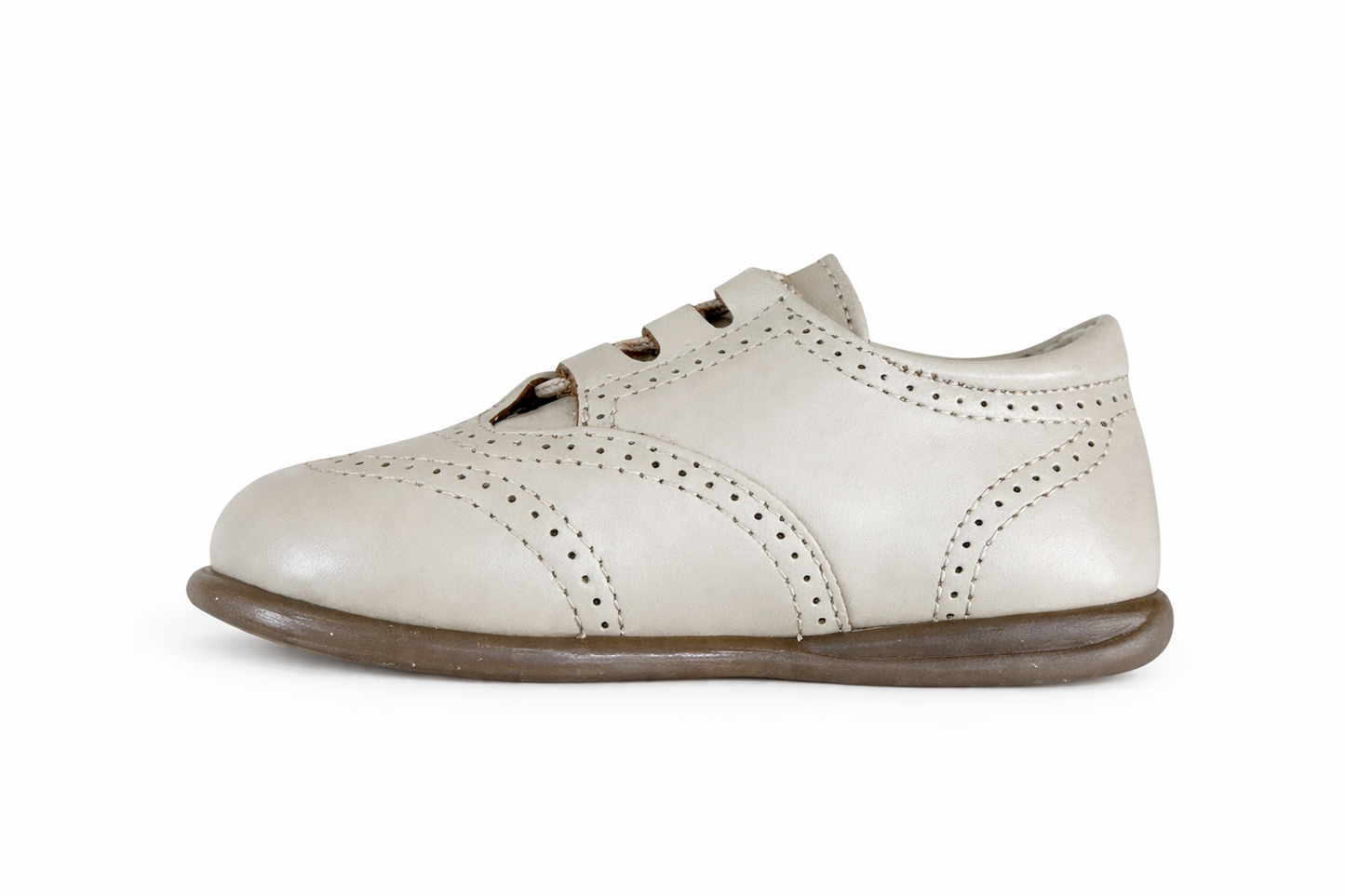 Francesina con laccio beige