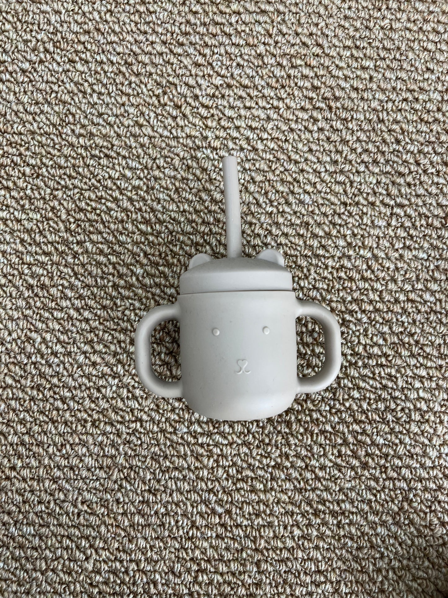 Tazza Silicone con Manici e Cannuccia