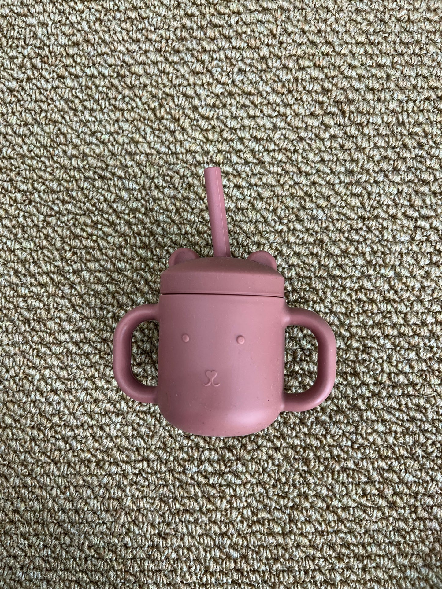 Tazza Silicone con Manici e Cannuccia