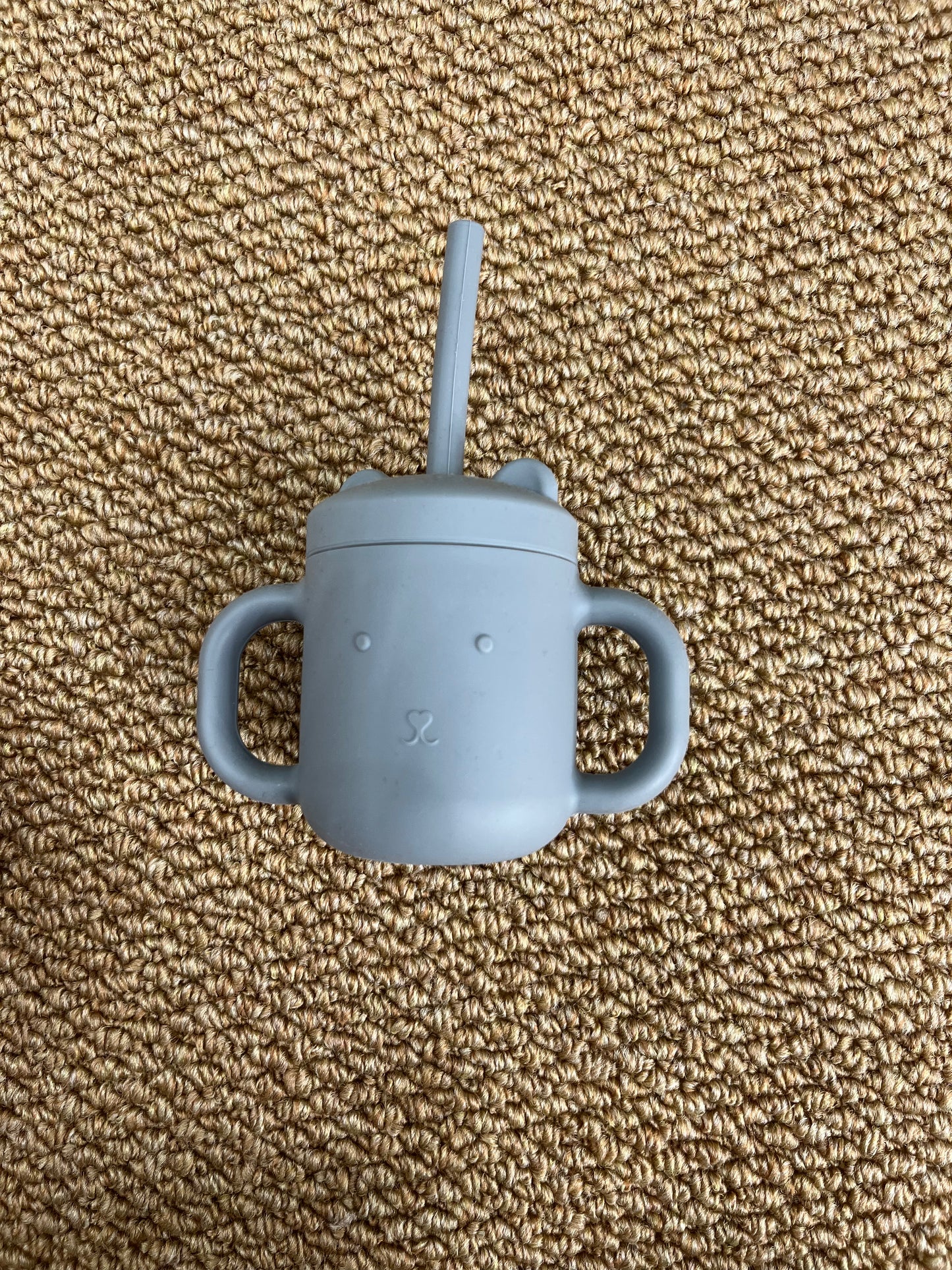 Tazza Silicone con Manici e Cannuccia