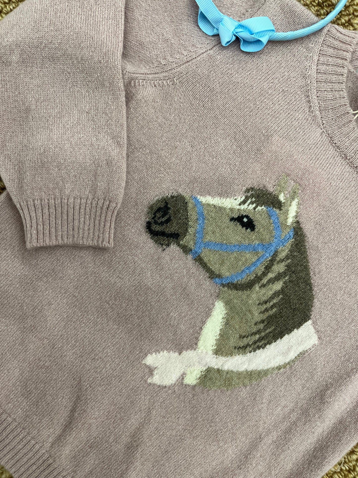 Maglione Rosa Antico Lana Merinos