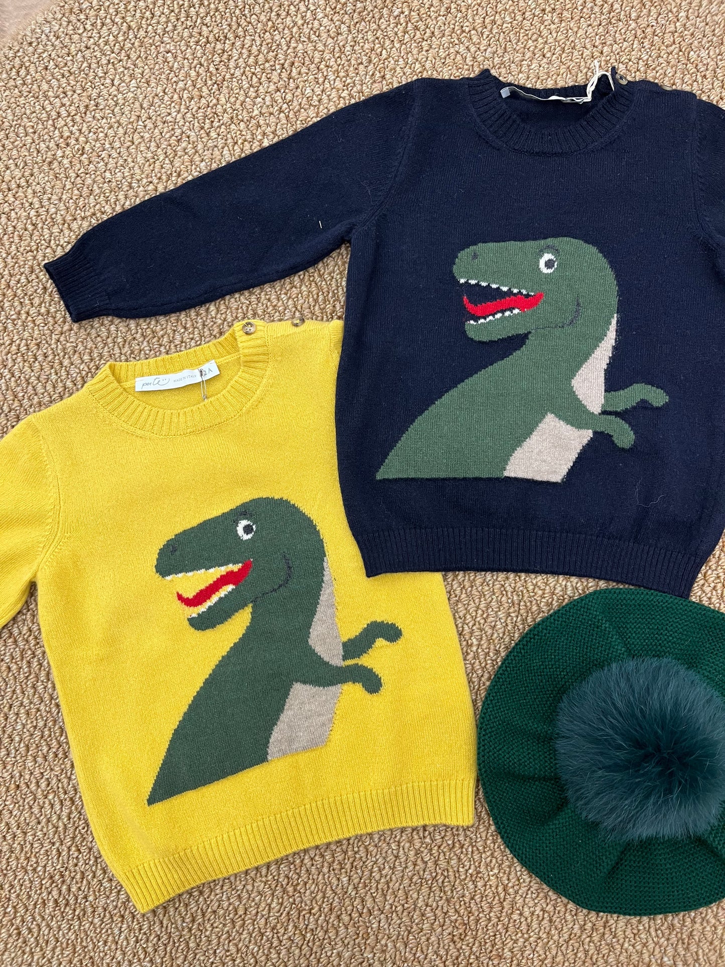 Maglioncino Dinosauro Lana Merinos