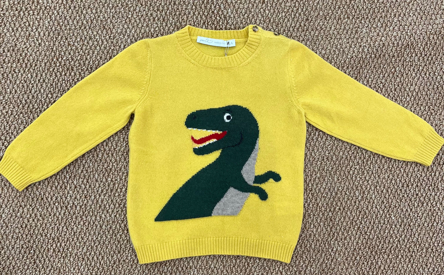 Maglioncino Dinosauro Lana Merinos