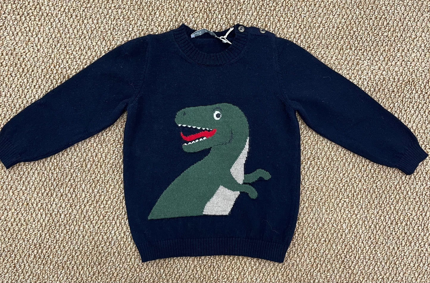 Maglioncino Dinosauro Lana Merinos