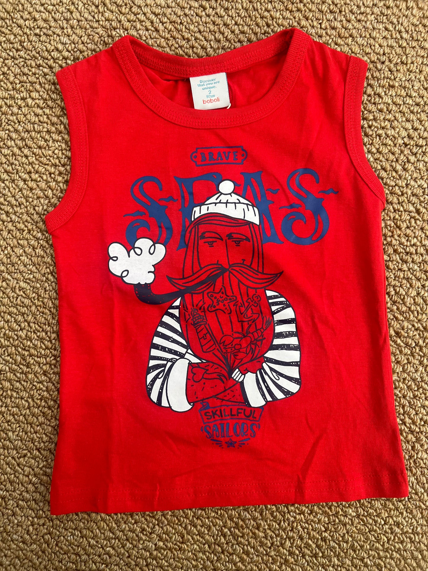 T-Shirt Red Sailors BOBOLI