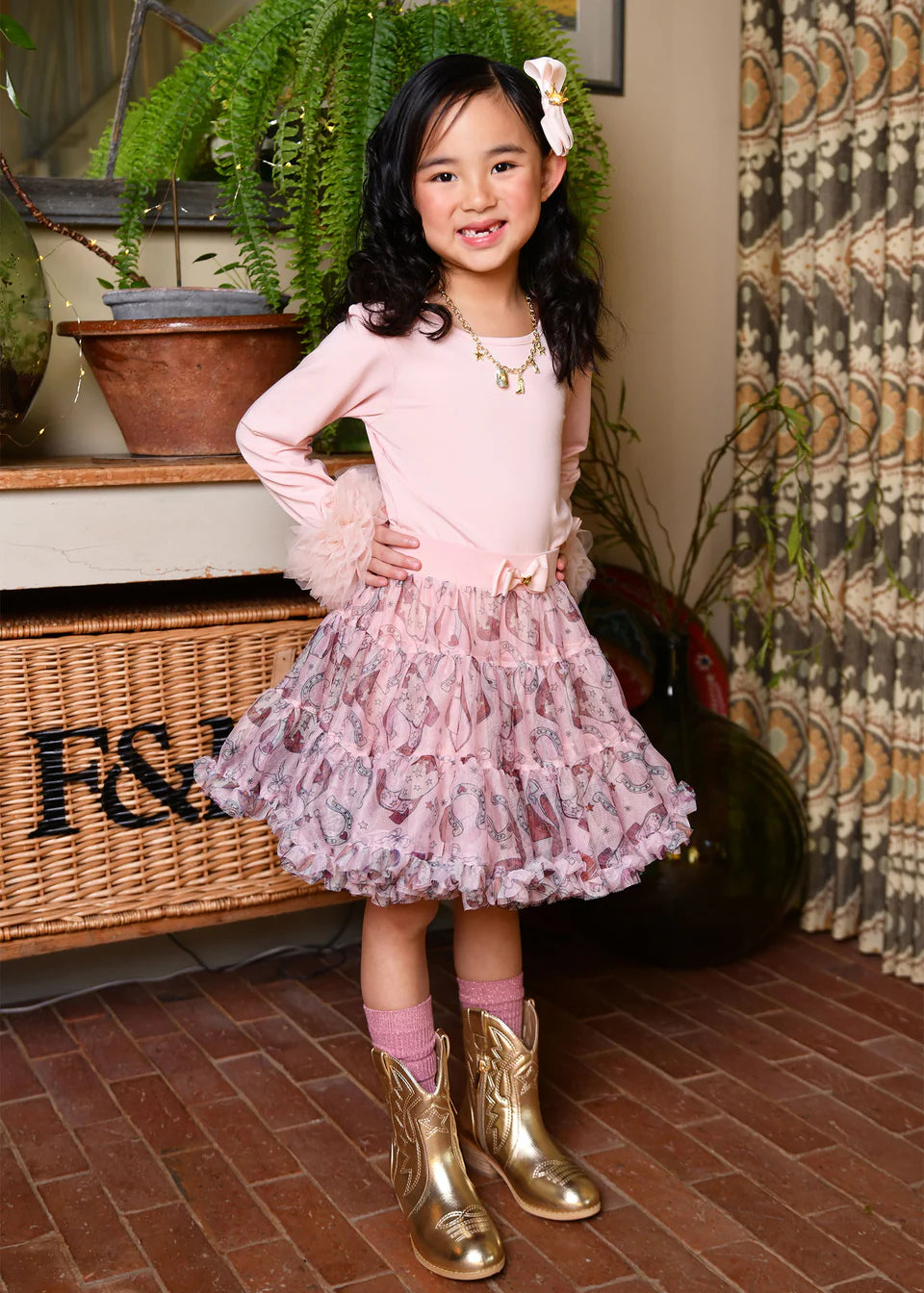 Pixie Rodeo Tutu Skirt Blush Pink