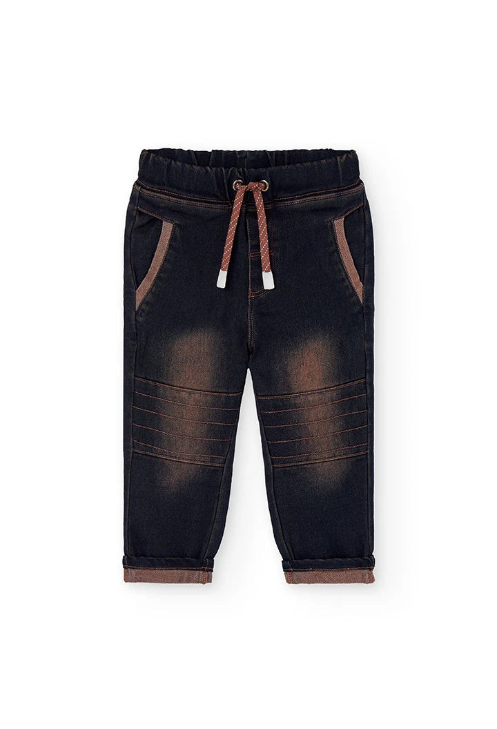 Completo Maglione Volpe e Jeans Denim