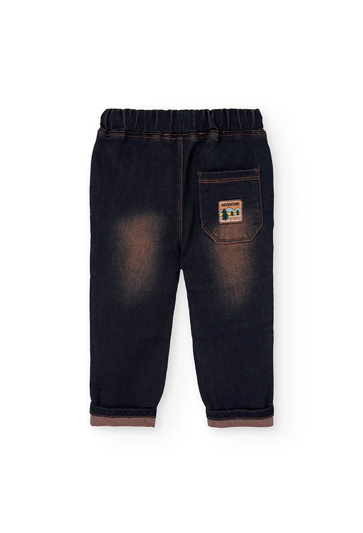 Completo Maglione Volpe e Jeans Denim