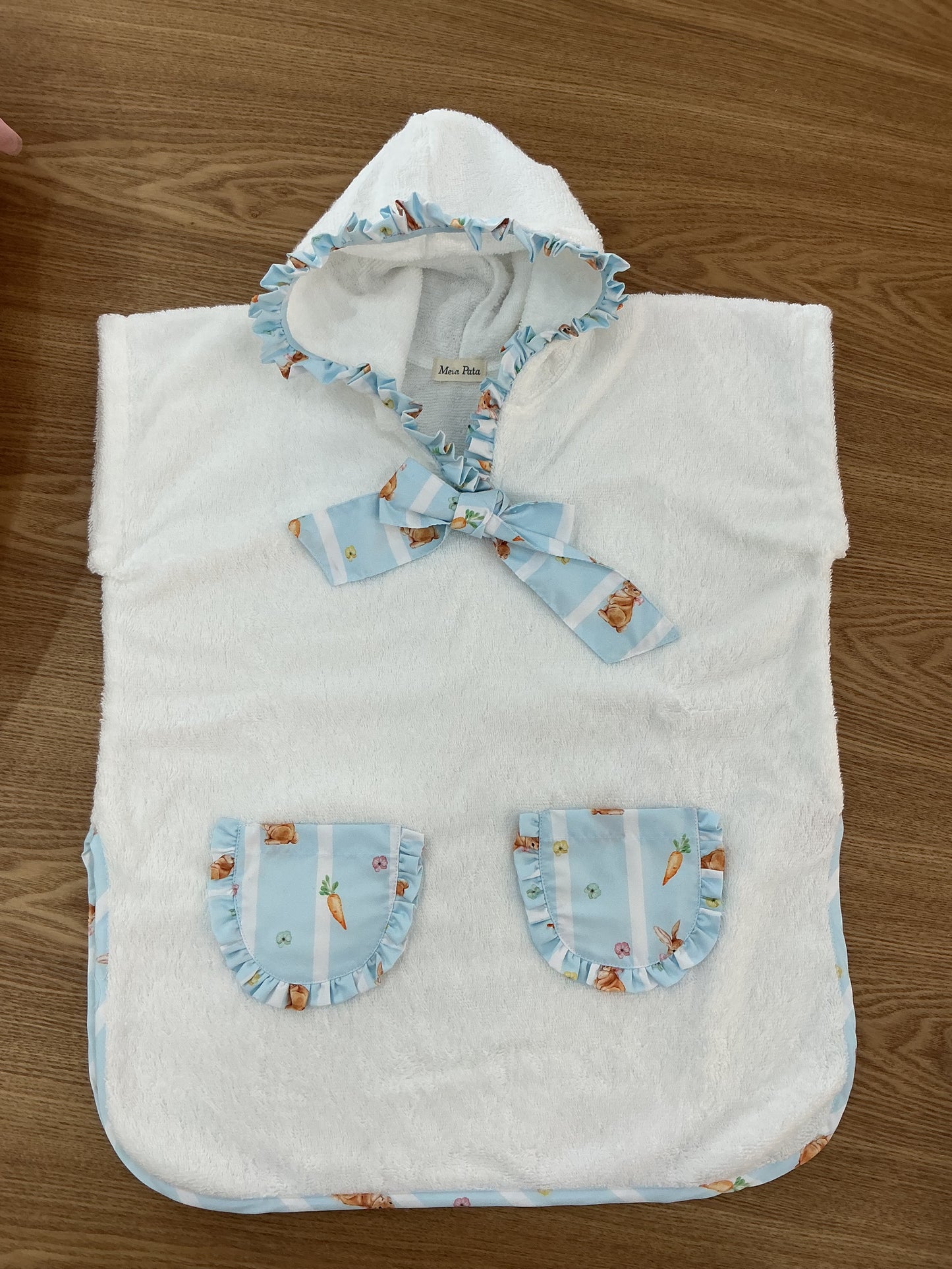 Poncho mare blu rabbit