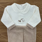 Tutina pony beige a coste 47275