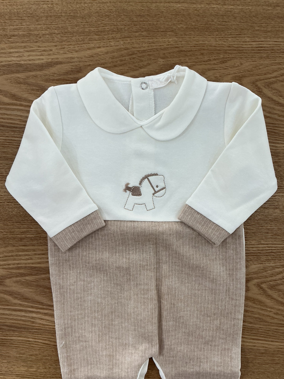 Tutina pony beige a coste 47275