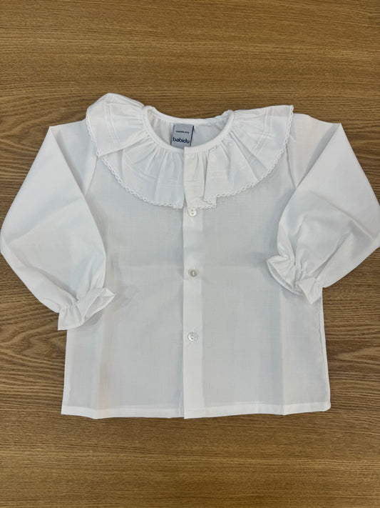 Camicia con colletto ricamato  BABIDU